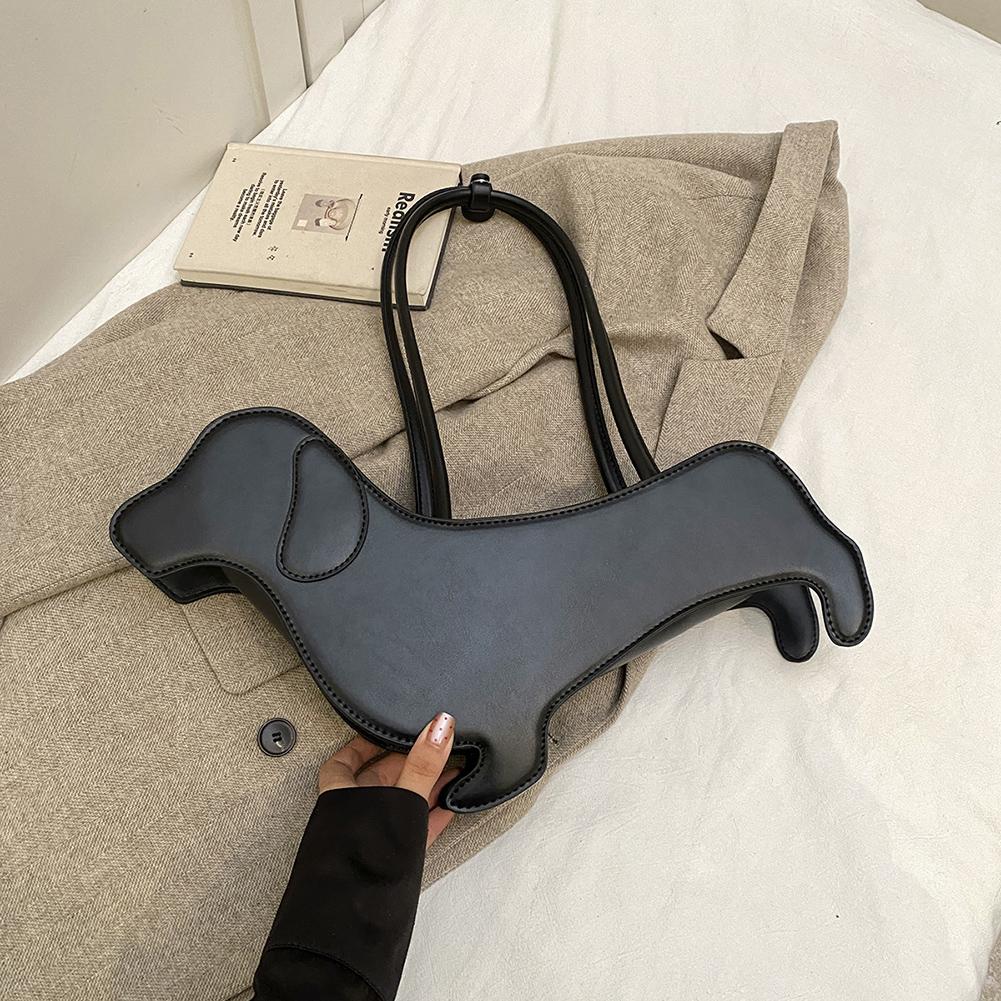 Cartoon Dog Shaped Handbag Pu Leather Purse Unique Novelty Clutch Bag Cute Evening Party Bag For Women And Girls