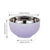 304 Stainless Steel Candy-Colored Kids Rice Bowl Heat-Resistant Soup Bowl  School Canteen