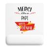 Mousepad - PLANETEE - Thank You Awesome Grandpa - 22 X 18 Cm - Non-slip Smooth Surface - Thic. 3 Mm
