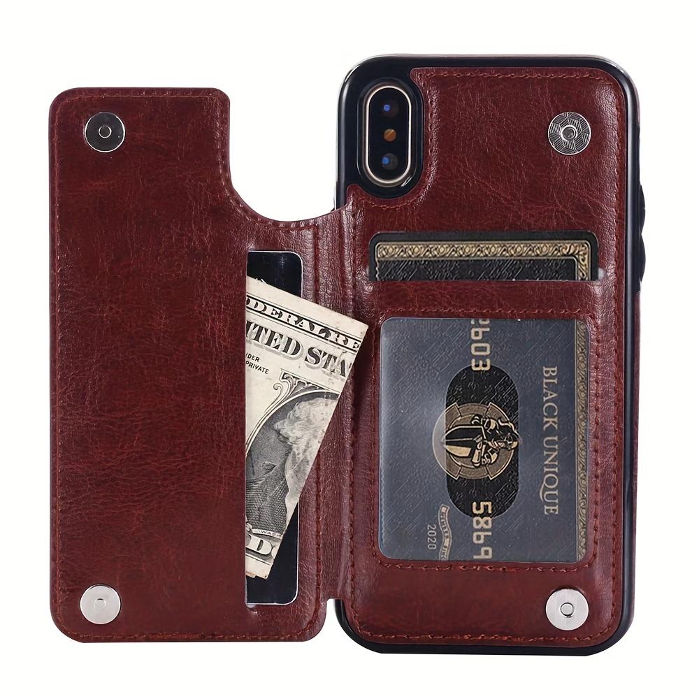Leather Wallet Case For IPhone 14/13/12/11/Pro Max/Mini/XR/X/XS Max/8/7/6S/6 Plus/SE2/SE3/2022/2020 - Card Holder & Flip Back Cover
