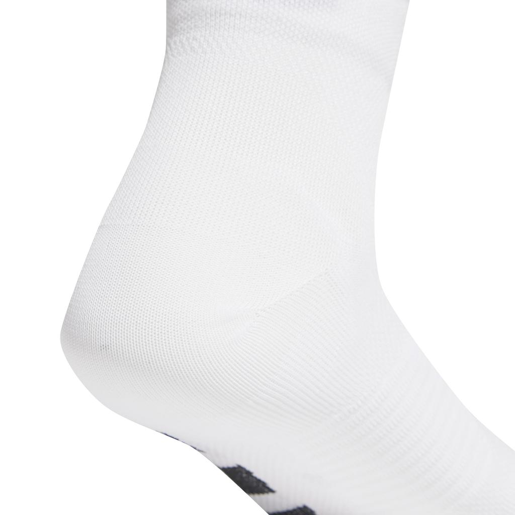 Adidas RUNxADIZERO Socks, Unisex Adult, KTL78, White/Black/Black (JD9557), Size Small