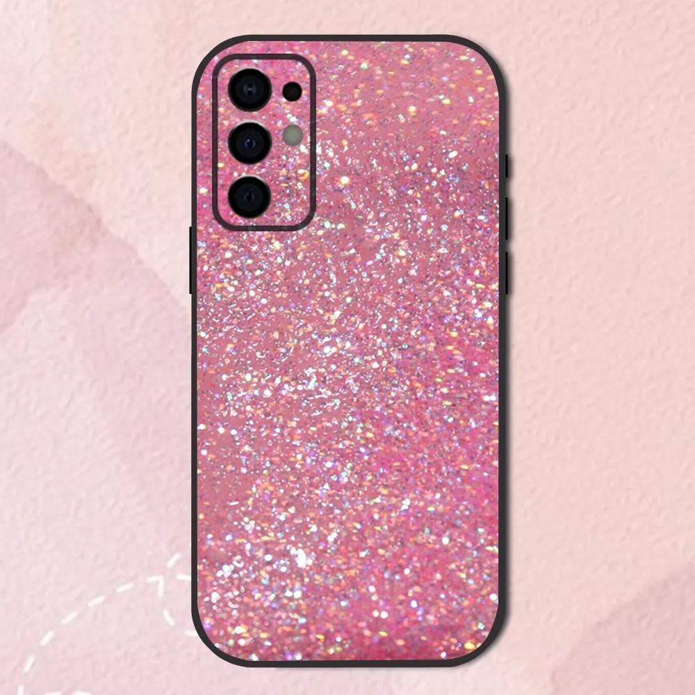 Pink Glitter Cool Phone Case For Samsung S24,S21,S22,S23,S30,Ultra,S20,Plus,Fe,Lite,Note,10,9,5G Black Soft Shell