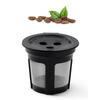 Reusable Coffee Filter Plastic 3 Hole Empty Capsule Replacement for Dual Brew Machine
