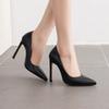 Spring Red Women Pumps Formal Pointed Toe High Stiletto Heel Big Plus size 48