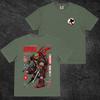 Steampunk Turtle Shirt Futuristic Retro Graphic Tee Red Mask Warrior T-Shirt Streetwear Vintage Hero Top Black Pepper Hemp Ivory Unisex Gift