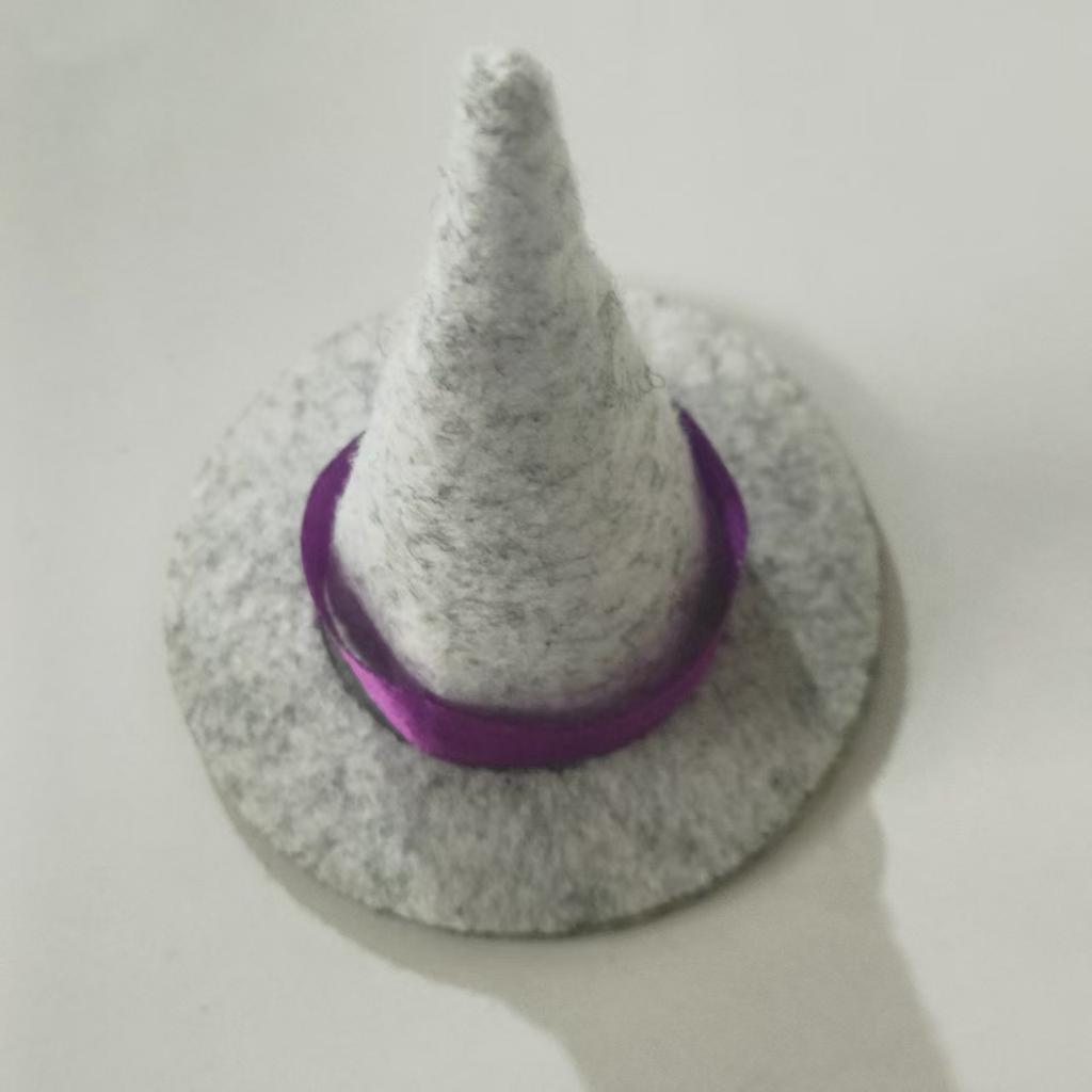 Fancyfamily 10pcs Halloween Mini Felt Witch Hat Bottle Decorations Festival Party Decoration Props