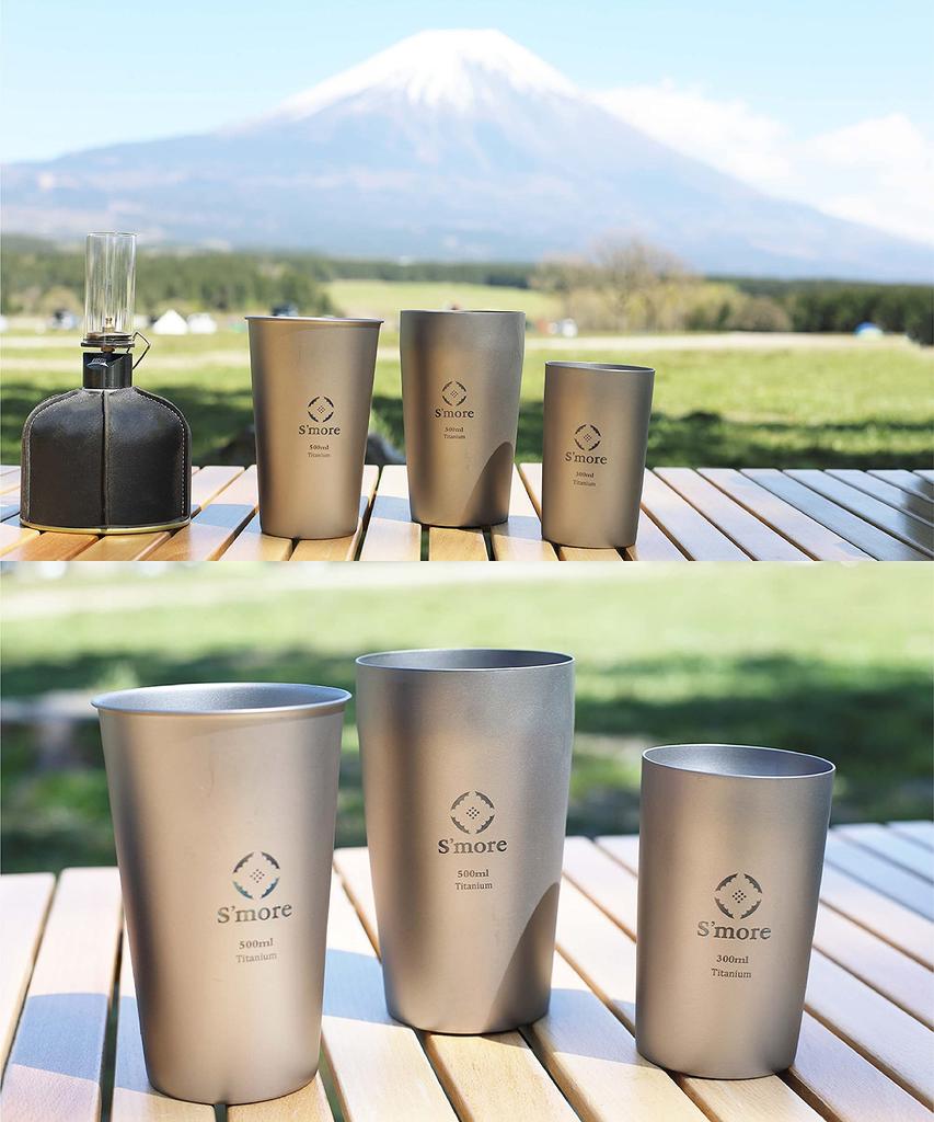 Titanium Tumbler Double300 Tumbler Titanium 300ml Titanium Tumbler Cup Titanium Cup Double Titanium Outdoor Stylish Camping Double Wall Titanium