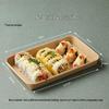Disposable Kraft Paper Food Boat Trays