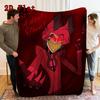 Hazbin Hotel 2D Flat Pattern Flannel Blanket High quality All Seasons Warmth and Comfort Perfect for Christmas Gifts.NMT0928284