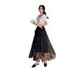 Mesh Skirt, Women's Summer Big Swing Skirt, Thin Veil Skirt, Hanging Feeling Skirt, Covering The Hips and Showing Off Thinness