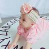 Spitze Blume Baby Stirnband Prinzessin Elastische Floral Kinder Mädchen Turban Kind Haarband Haar Zubehör