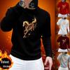 2026 Year of the Horse Zodiac Fleece-Lined Hoodie