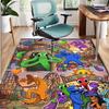 Game Rainbow Friends Pattern Rug, Indoor/Outdoor Mat, for Picnic, Gameroom, Bedroom, Office, Living Room, Home Decor Carpet, Birthday Gift