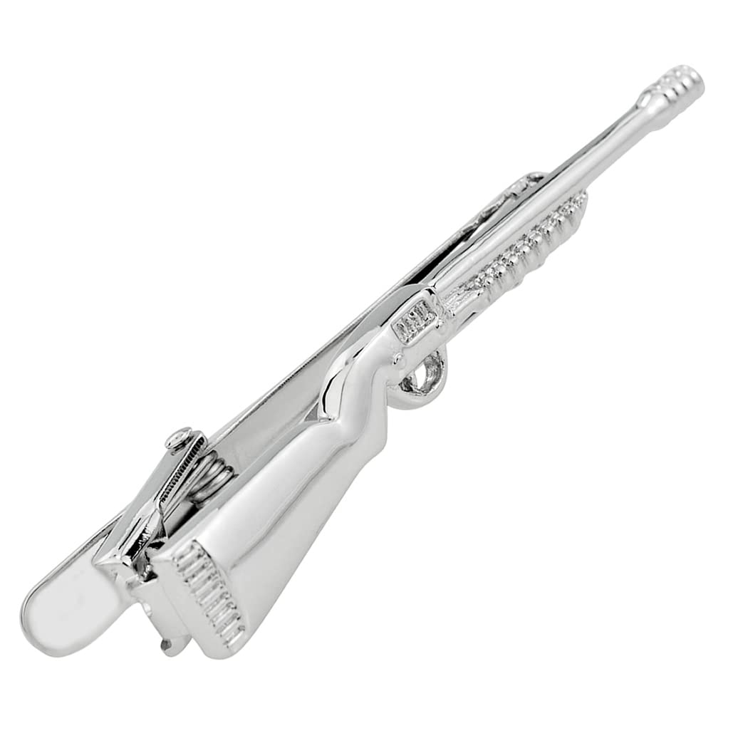 

rifle gun tie pin tie bar tie pin n02502