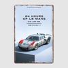 24 Hours Le Mans 1966 Poster Metal Plaque Wall Pub Home Wall Plaque Custom Tin Sign Posters Room Decor