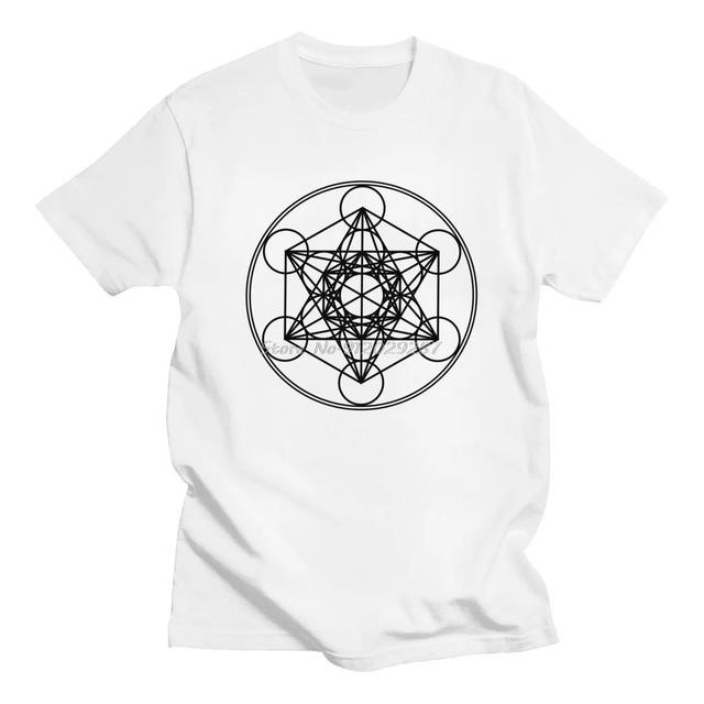 Camiseta Sacred Geometry Metatron s Cube XXXL