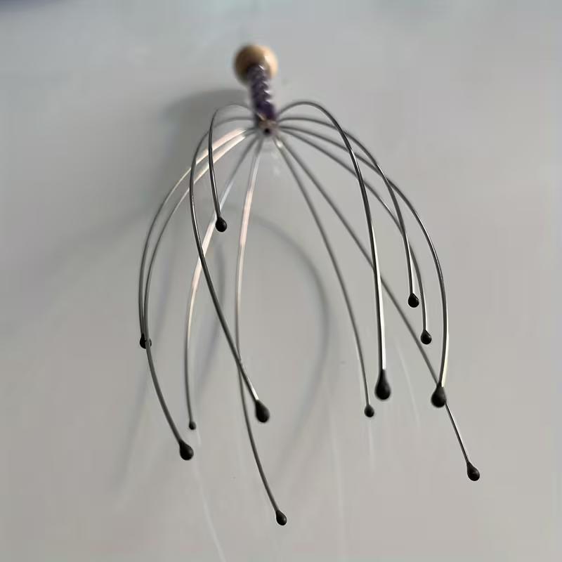 Octopus Scalp Massager Manual Head Massage Tool Scalp Stimulator Relaxation Stress Relief Hair Care Tool