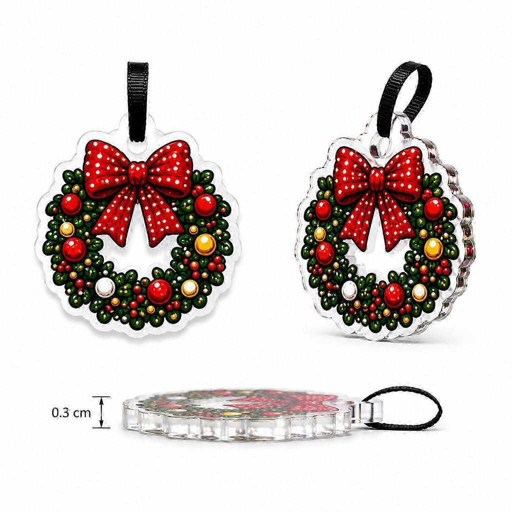 DIY Diamond Art Advent Calender 24 Days Christmas Tree Decoration Xmas Box for Holiday Party Favor & Christmas Gift -New