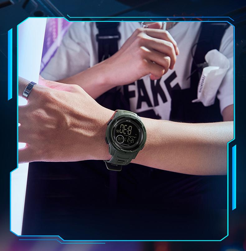 Sanda Electronic Fashion Sports Watch: Multifunctional, Stylish, Unisex, Single Display