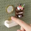 1/12 Scale Dollhouse Bathroom Wash Basins Wall Shelf Model Dollhouse Furniture Decoration Micro Scene Decor Pretend Play Toys