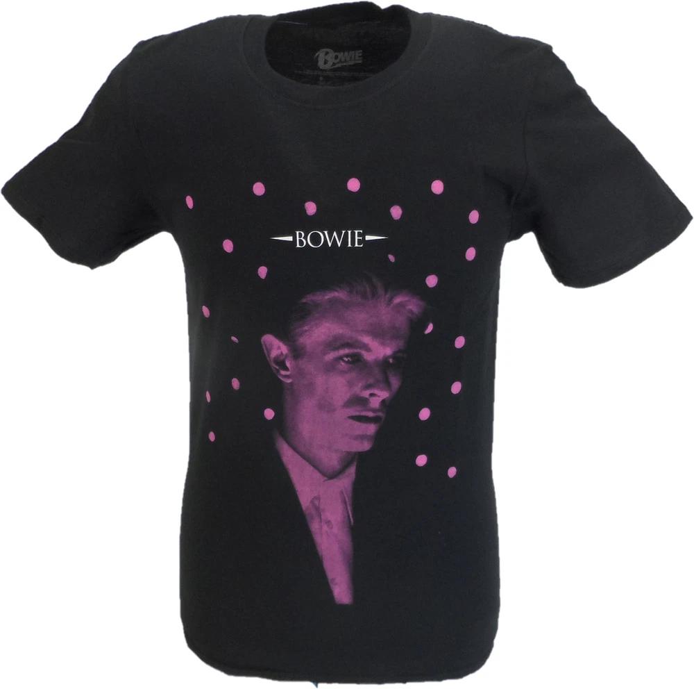 Unisexs Official Licensed David Bowie Dots T Shirt S