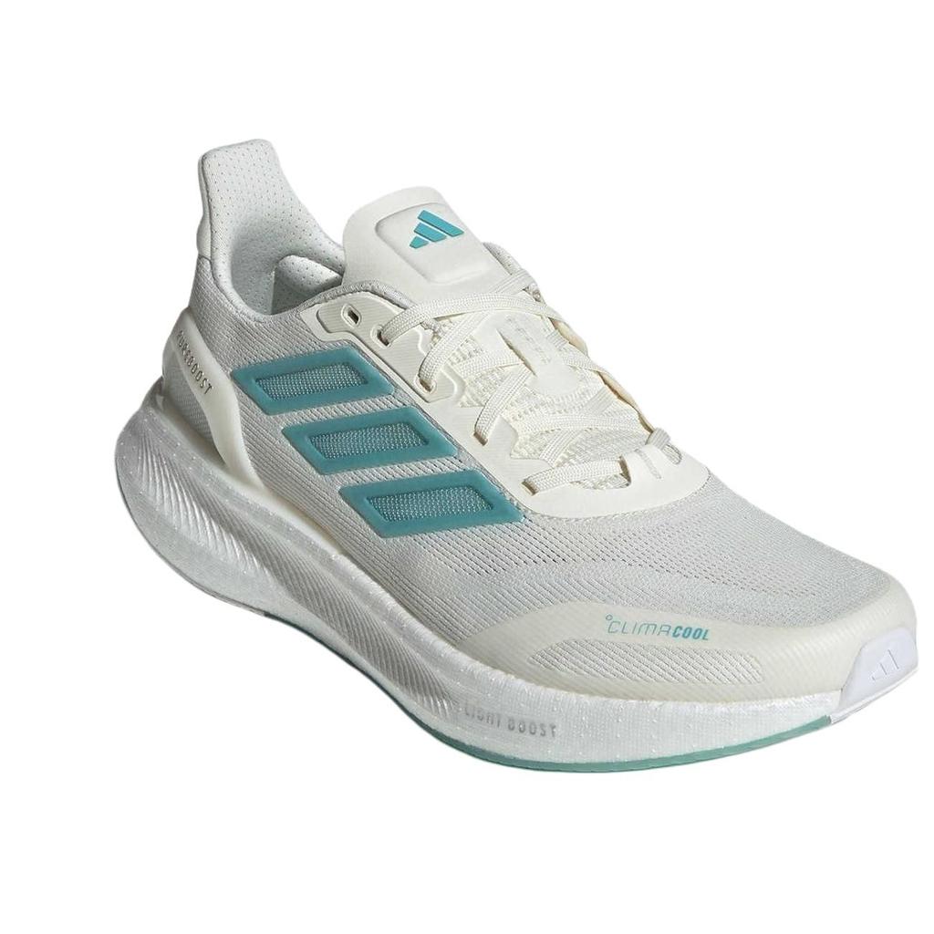 adidas PUREBOOST 5 Stoff Niedrig geschnitten Freizeit Sporttest & Prüfung Laufschuhe Unisex Weiß Grün JS5064