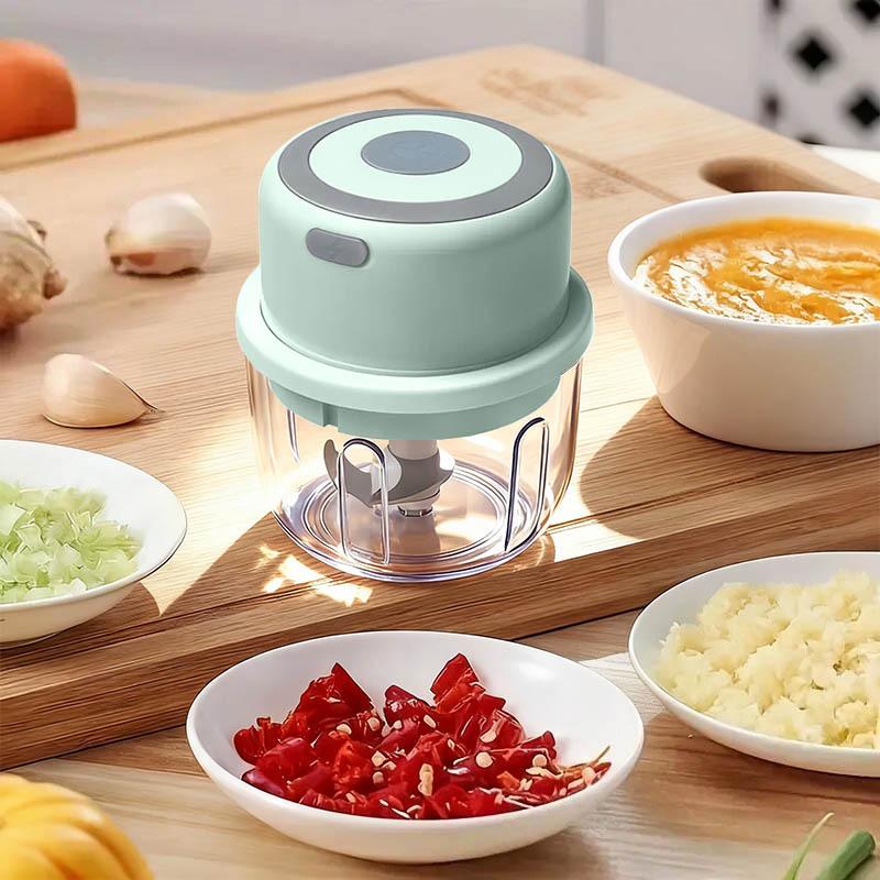 Wireless Electric Garlic Chopper & Masher, 450ML - Garlic Paste Maker and Presser for Home Use