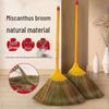 Old-Fashioned Sorghum Stalk Broom: Soft Bristles, Non-Stick Hair, Ideal for Home & Courtyard Sweeping