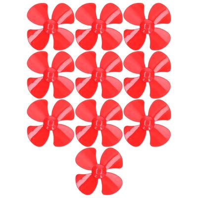 10Pcs Propeller 4 Blades Strong Wind Durable Materials Light Weight 40mm DIY Toy Car Propeller