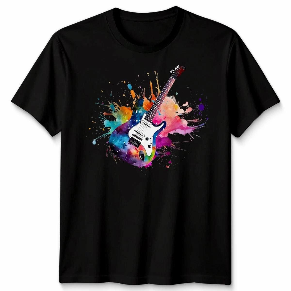 Guitar Music Instrument Music Band & Guitarists Unisex Tshirt XXXL