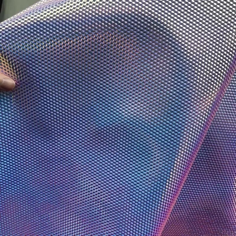 100x137cm Leather Dragon Scale Metal Fabric Artificial PU Eco-friendly Soft Fabric For handmade DIY Background Wall Hard Bag