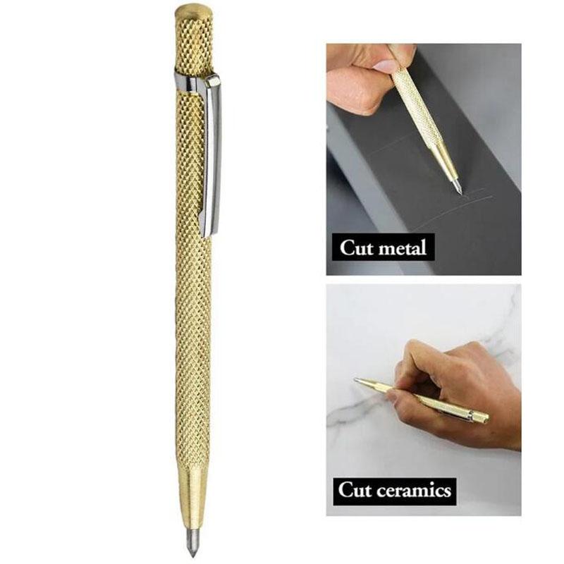 Steel Plates Metal Tile Cutting Pen Hand Tool Carbide Engraving For Glass Marker Pen Replacement Stylus Tip Tool
