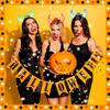 5 ks čertovských rohů Rozsvěcující čelenka LED čertovské rohy Čelenka Blikající Děti Dospělí Halloween & Vánoční párty Dekorace