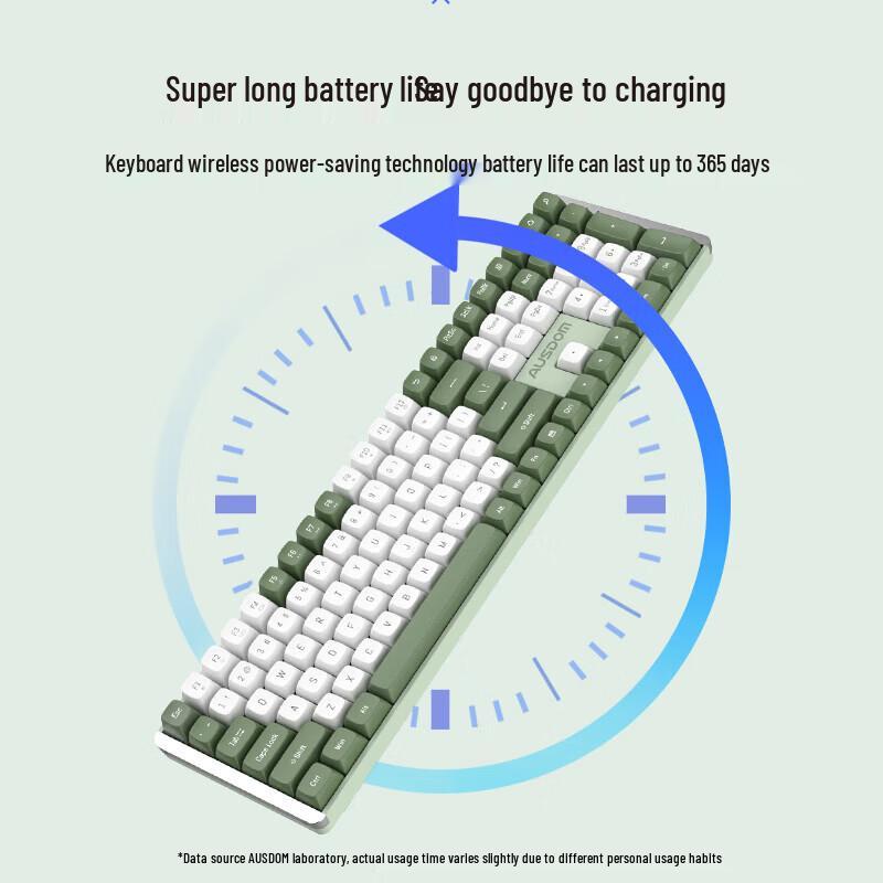 AUSDOM Hola111 Kabellose Mechanische Tastatur