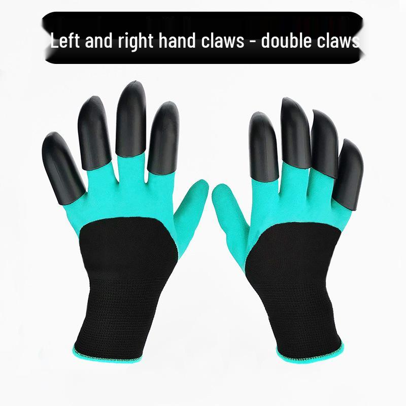 Non-Slip Stab-Proof Gardening Gloves with Claws for Digging, Planting, and Weeding