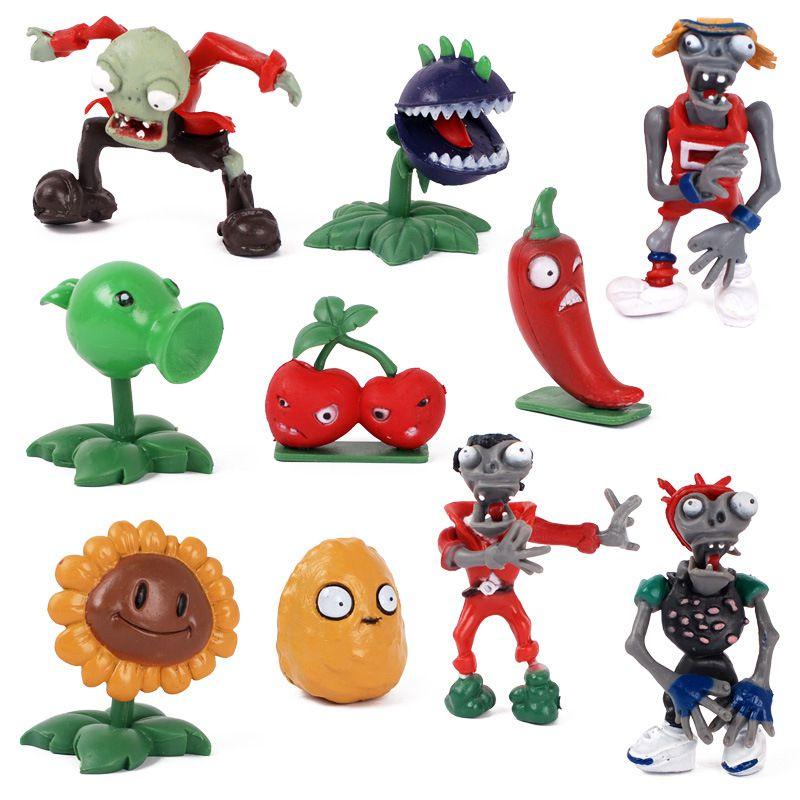 Pflanzen gegen Zombies Serie Ägypten Privater Wilder Westen PVC Spielzeug Actionfiguren Set Neu Lustig Osterdekoration für Kinder