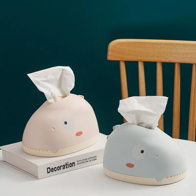 Living Room Tabletop Ornament Cute Cartoon Tissue Boxes Creative Dinosaur Tissue Boxes Decorative Paper Box Home