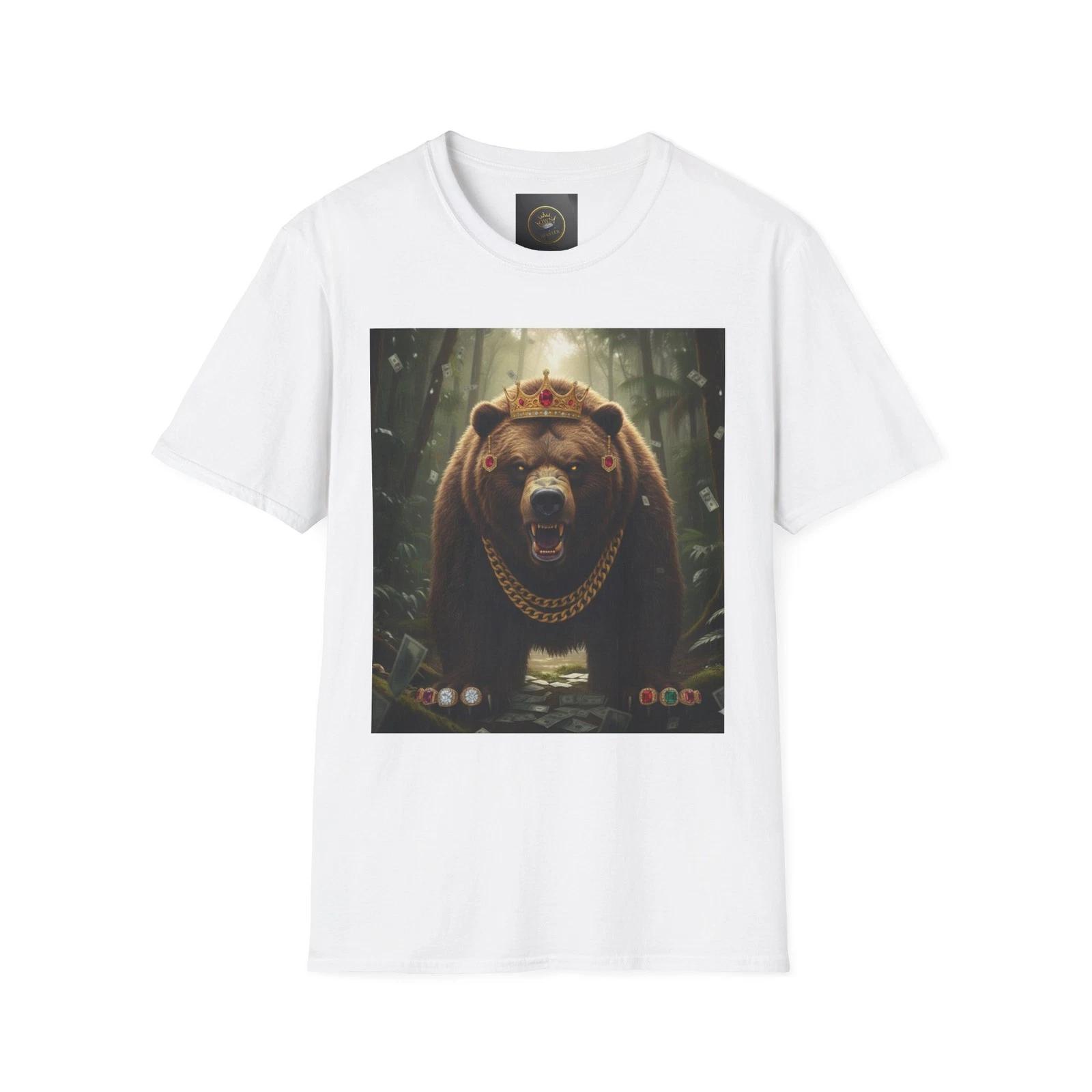 Balling Bear T-Shirt, Graphic Tee, Animal Lover Shirt, Cute Bear Apparel, Nature 3XL
