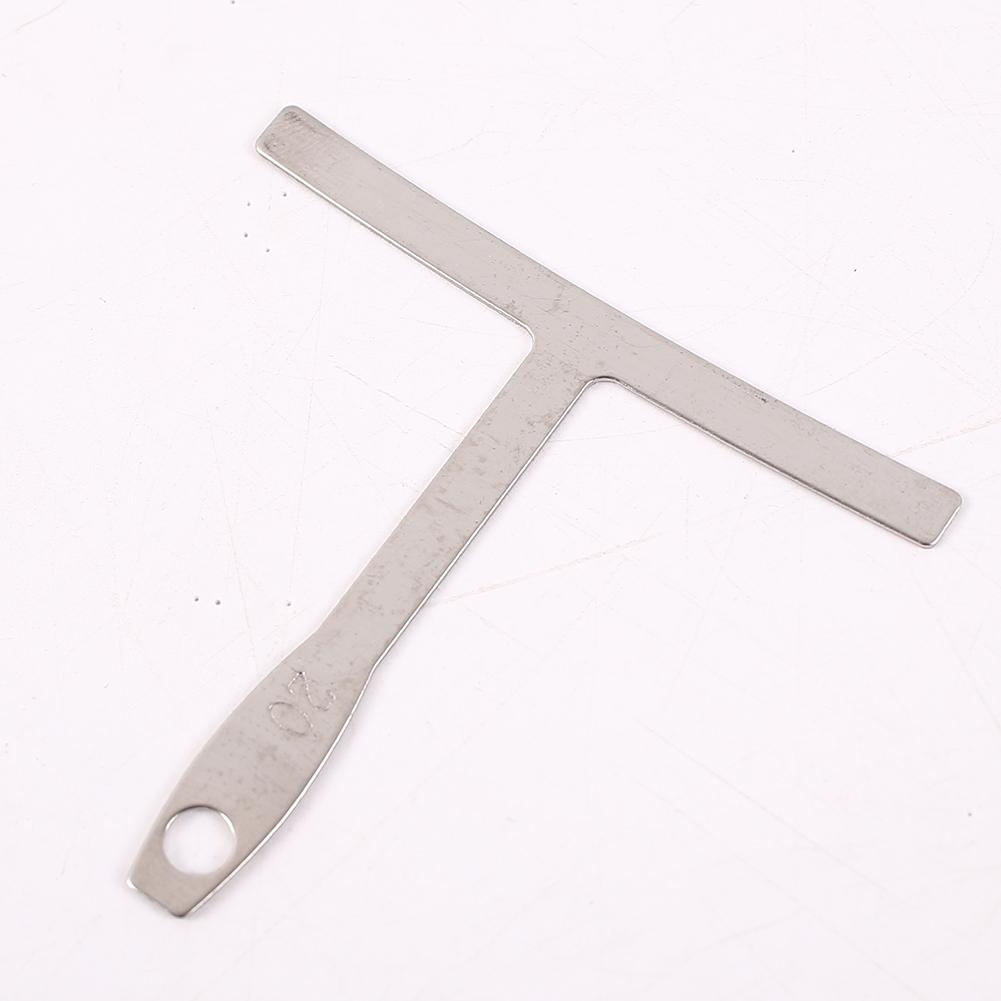 9 PCs Guitar Radius Gauge Set Stainless Steel T-shaped Guitar Builder Luthier Tool For Guitar Repair Bass Music Tool Kit
