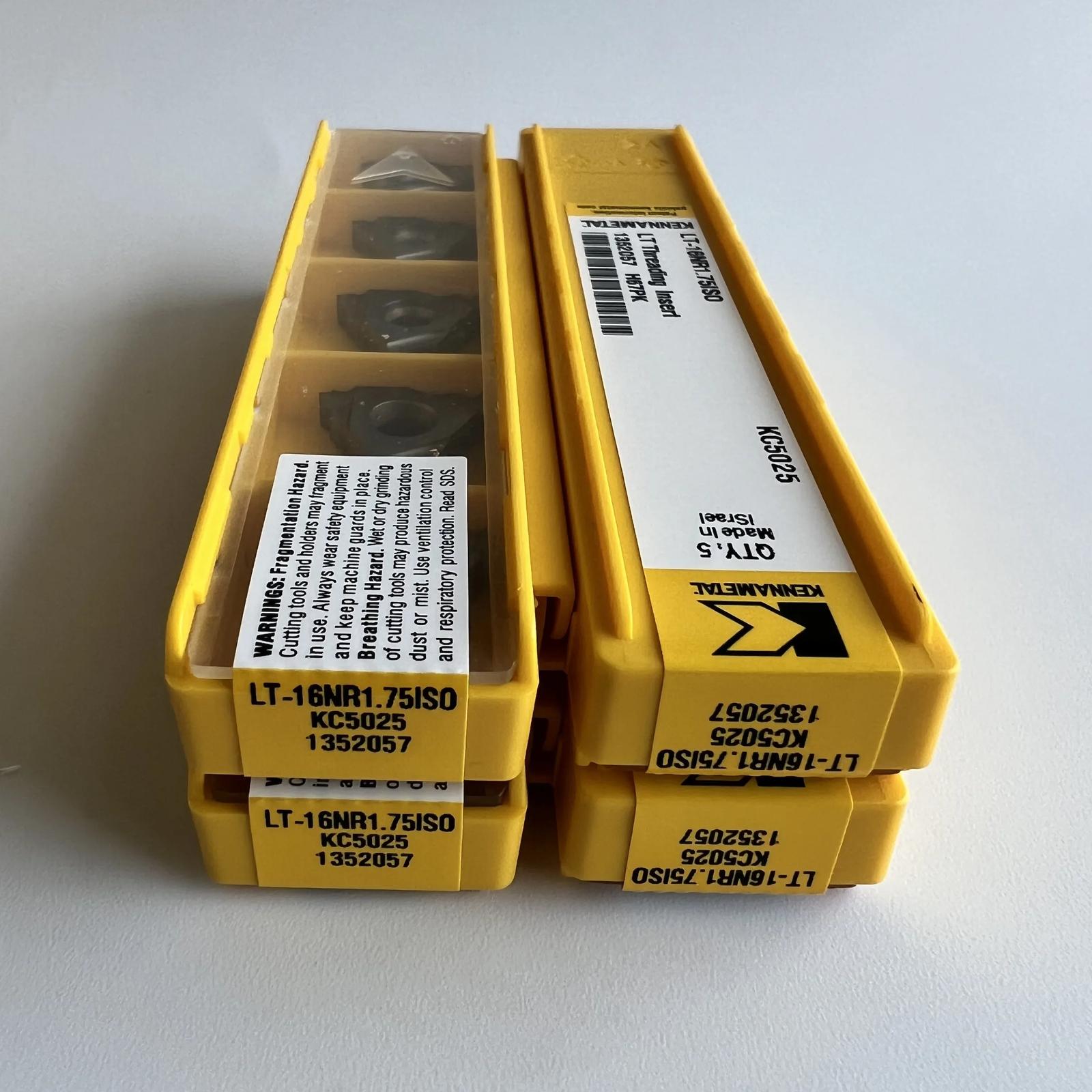 

Original / LT-16NR1.75ISO KC5025 / Industrial indexable Carbide Inserts 10 Pcs