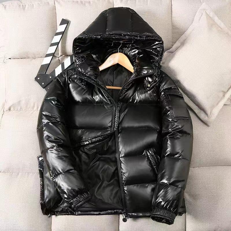 

Winter Glossy Unisex Short Jacket - Trendy Outdoor Fashion XXL чорний