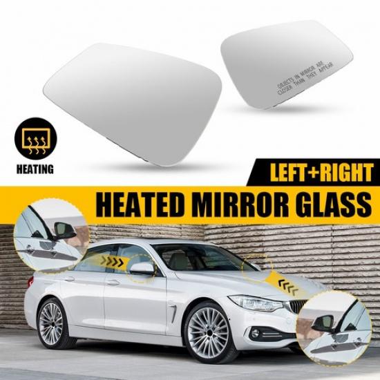Left Right Power Heated Mirror Glass For BMW 320i 328d 328i 428i 440i 435i EOA