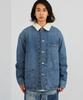 Lee DUNGAREES Lightly Used Wash Denim Jacket with Boa Coverall Men's