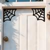 Wooden Spiders Web Door Frame Decors Halloween Door Corner Sign Decorations,Spiders Web Wooden Door Frame Decorations