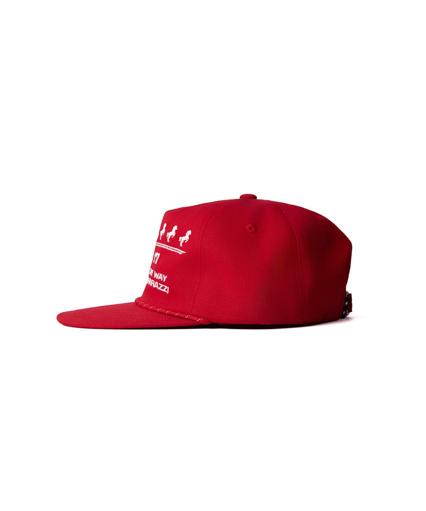 Aleussi Paparazzi 5Panel Cap [Red]