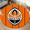 Shakhtar Donetsk Round Area Rug,Carpet Rug for Living Room Bedroom Sofa Playroom Decor,Non-slip Floor Mat
