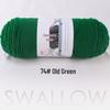 Large Skein 5-Ply Milk Cotton Yarn: Luxurious Plush for Doll Making & Seat Cushions, Available in 80 Colors
