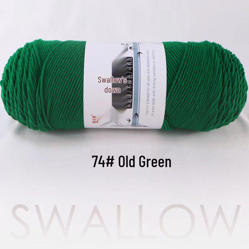 Large Skein 5-Ply Milk Cotton Yarn: Luxurious Plush for Doll Making & Seat Cushions, Available in 80 Colors