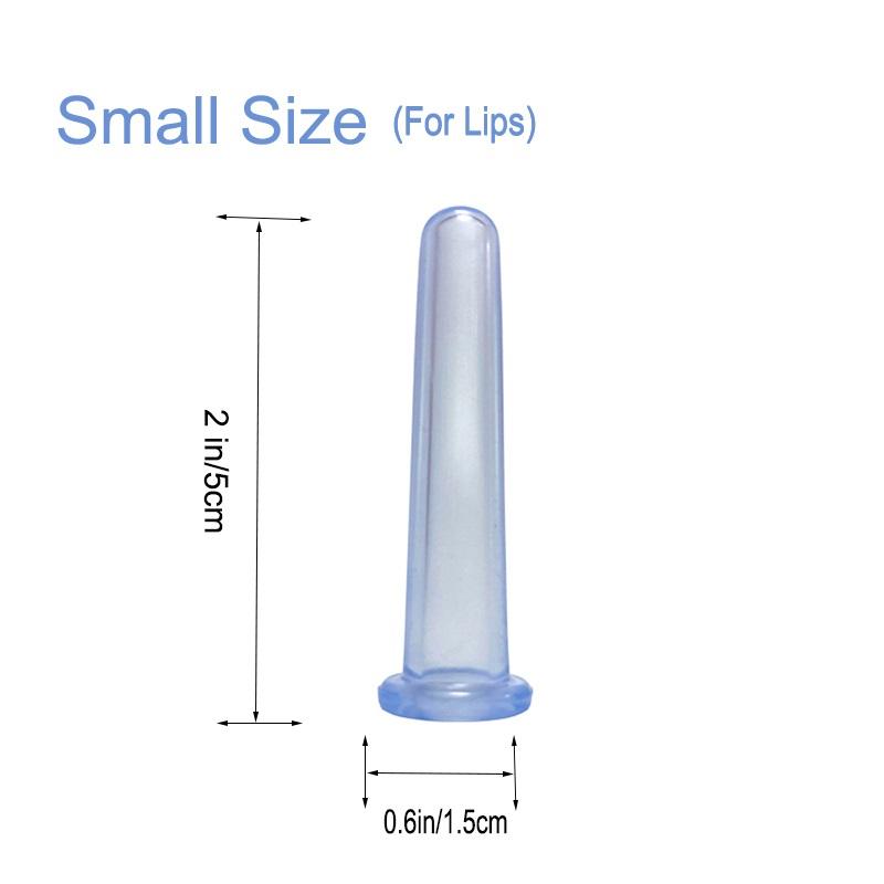 Rubber Face Massager Vacuum Cupping Face Skin Lifting Facial Cups Anti Cellulite Cup Anti-Wrinkle Cupping Therapy Facial Tool