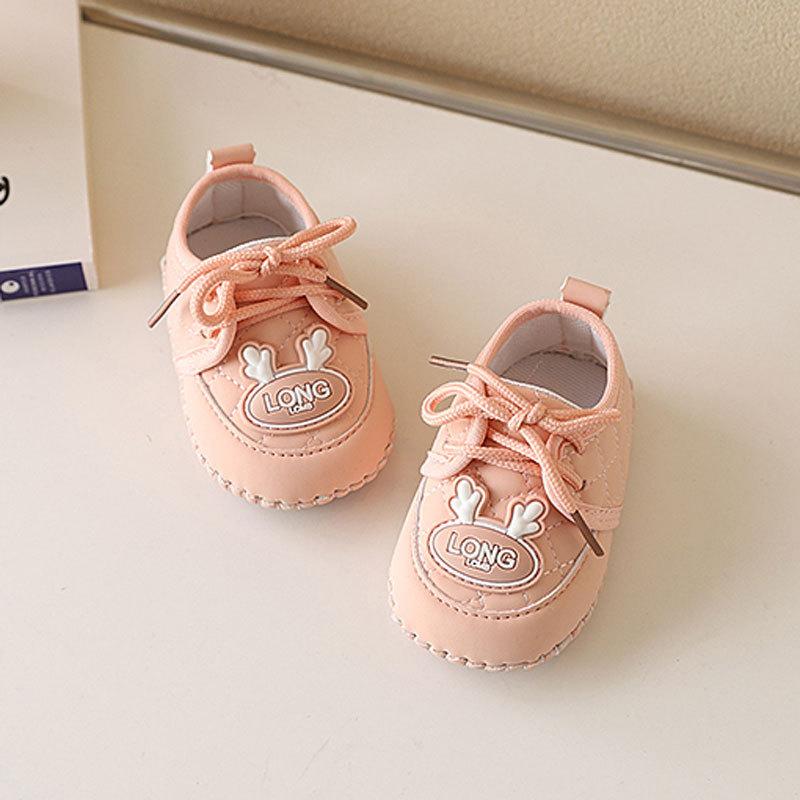 Spring and Autumn Boys and Girls Single Shoes 6-9-12 Months Toddler Shoes 0 1 Year Old Infant Soft Sole Shoes